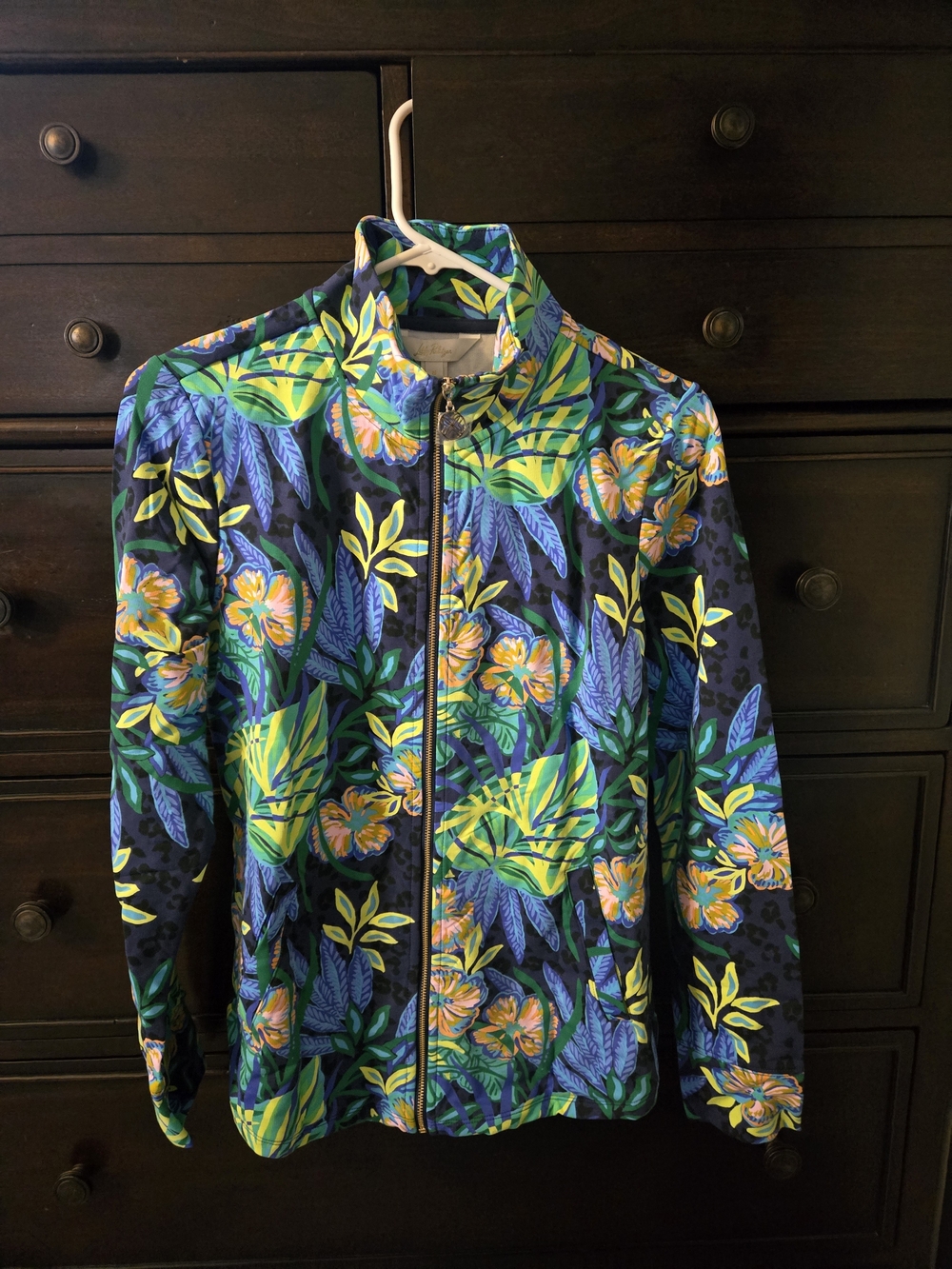 Lilly Pulitzer Leona Zip-up -THE HOTTEST SPOT